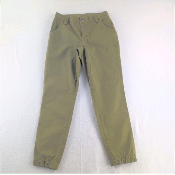 Duluth Trading Co Rootstock Canvas Gardening Joggers Pants Women's Size 4 Olive - Picture 1 of 12